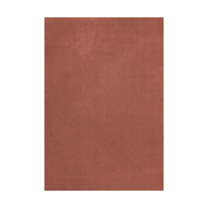 Solid Wool villamatto - Red ochre, 200x300 cm - Layered