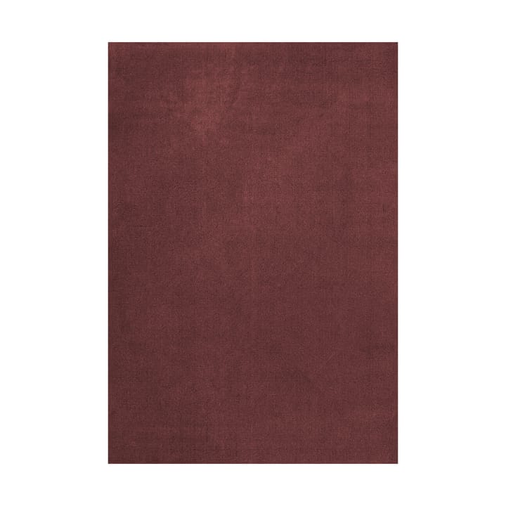Solid Wool villamatto - Ruby red, 180x270 cm - Layered