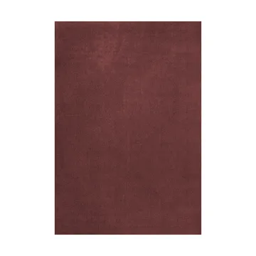 Solid Wool villamatto - Ruby red, 200x300 cm - Layered