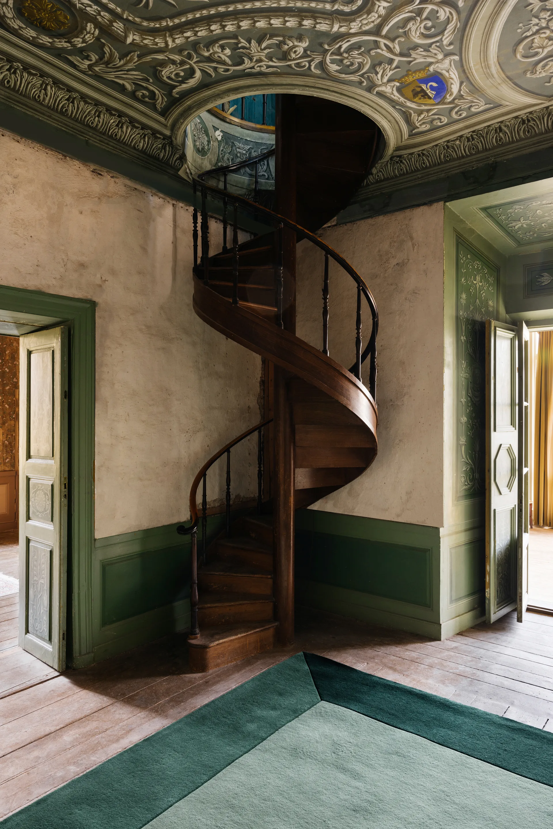 Teklan box villamatto, Greens, 180x270 cm Layered