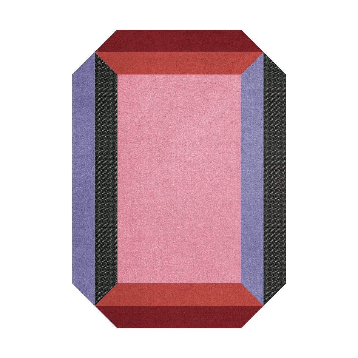 Layered Teklan crystal spectrum villamatto Multi, 200x300 cm