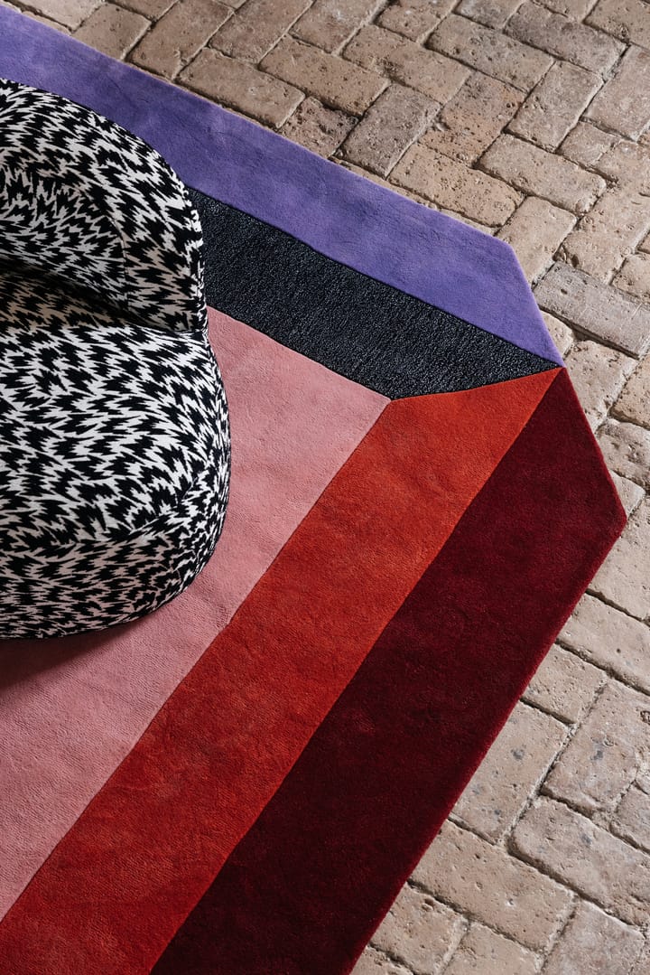 Teklan crystal spectrum villamatto, Multi, 200x300 cm Layered