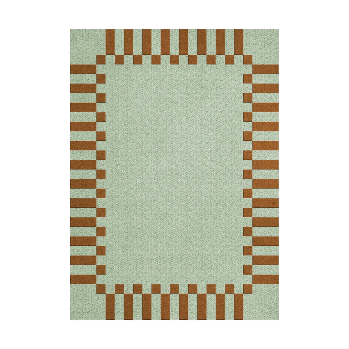 Layered Teklan frame villamatto Pistachio camel, 200x300 cm