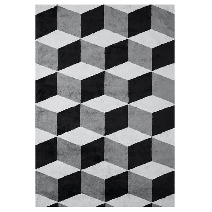 Viskoosi illusion matto, 200 x 320 cm - elephant gray (harmaa) - Layered