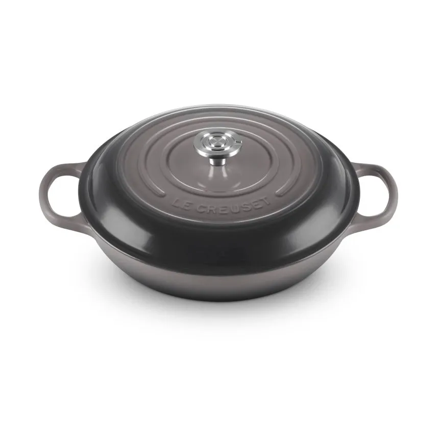 Le Creuset Classic valurauta buffeekasari lasikannella, Flint, 3,5 l Le Creuset