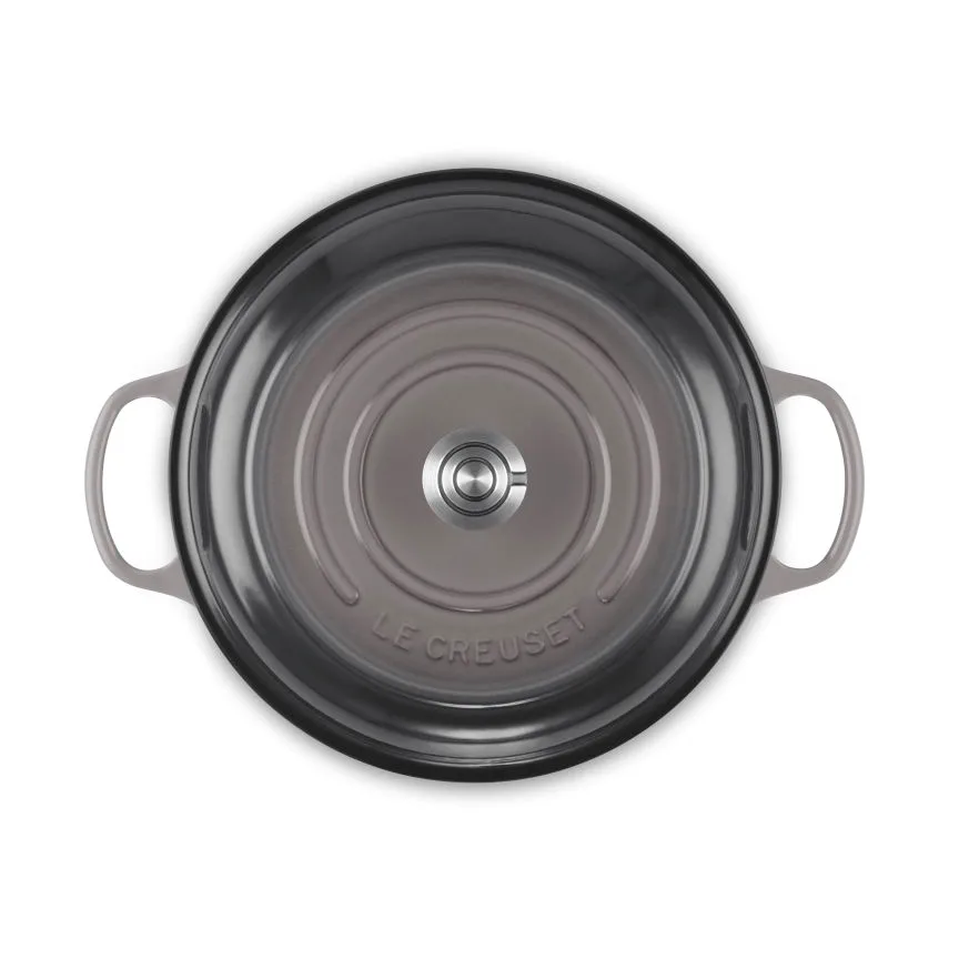 Le Creuset Classic valurauta buffeekasari lasikannella, Flint, 3,5 l Le Creuset
