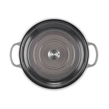Le Creuset Classic valurauta buffeekasari lasikannella - Flint, 3,5 l - Le Creuset