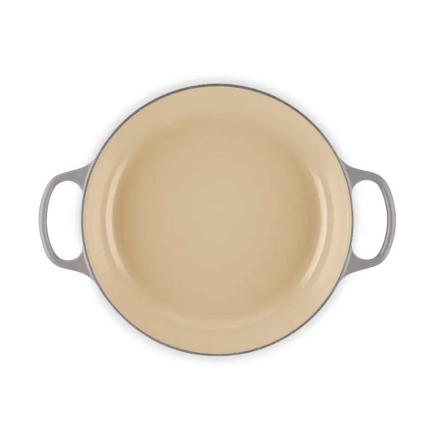Le Creuset Classic valurauta buffeekasari lasikannella, Flint, 3,5 l Le Creuset