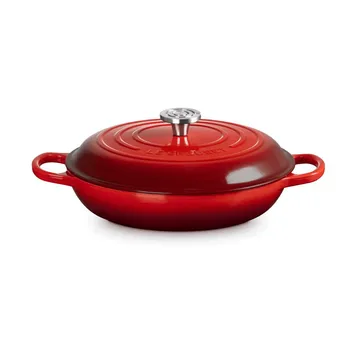 Le Creuset Classic valurauta buffeekasari lasikannella - Kirsikanpunainen, 3,5 l - Le Creuset