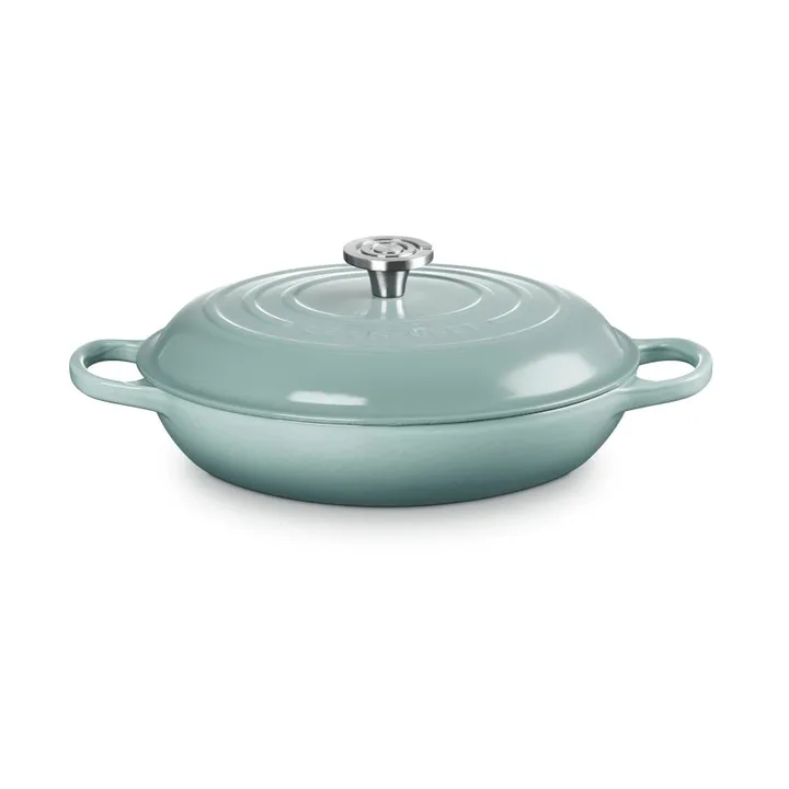 Le Creuset Classic valurauta buffeekasari lasikannella - Merisuola, 3,5 l - Le Creuset