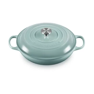 Le Creuset Classic valurauta buffeekasari lasikannella - Merisuola, 3,5 l - Le Creuset