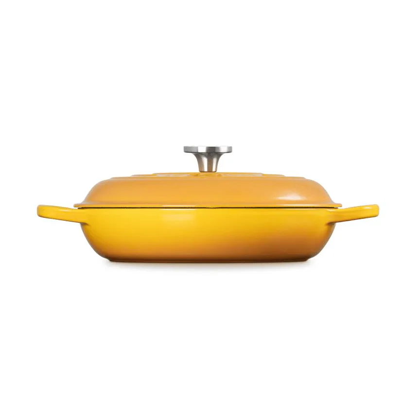 Le Creuset Classic valurauta buffeekasari lasikannella, Nectar, 3,5 l Le Creuset