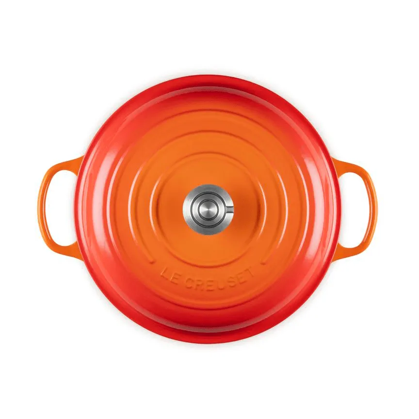 Le Creuset Classic valurauta buffeekasari lasikannella, Volcanic, 3,5 l Le Creuset