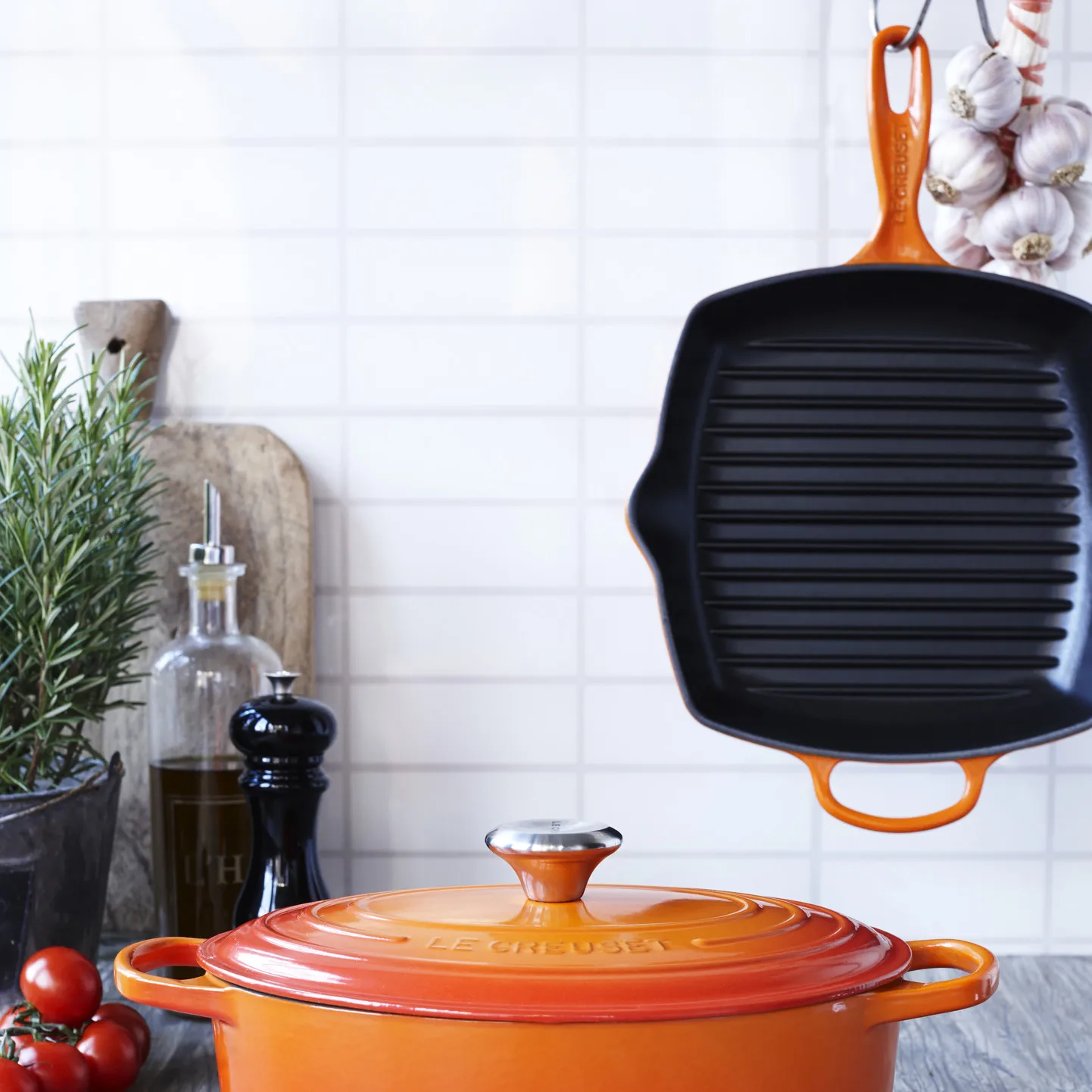 Le Creuset -grillipannu 26 cm, Volcanic Le Creuset