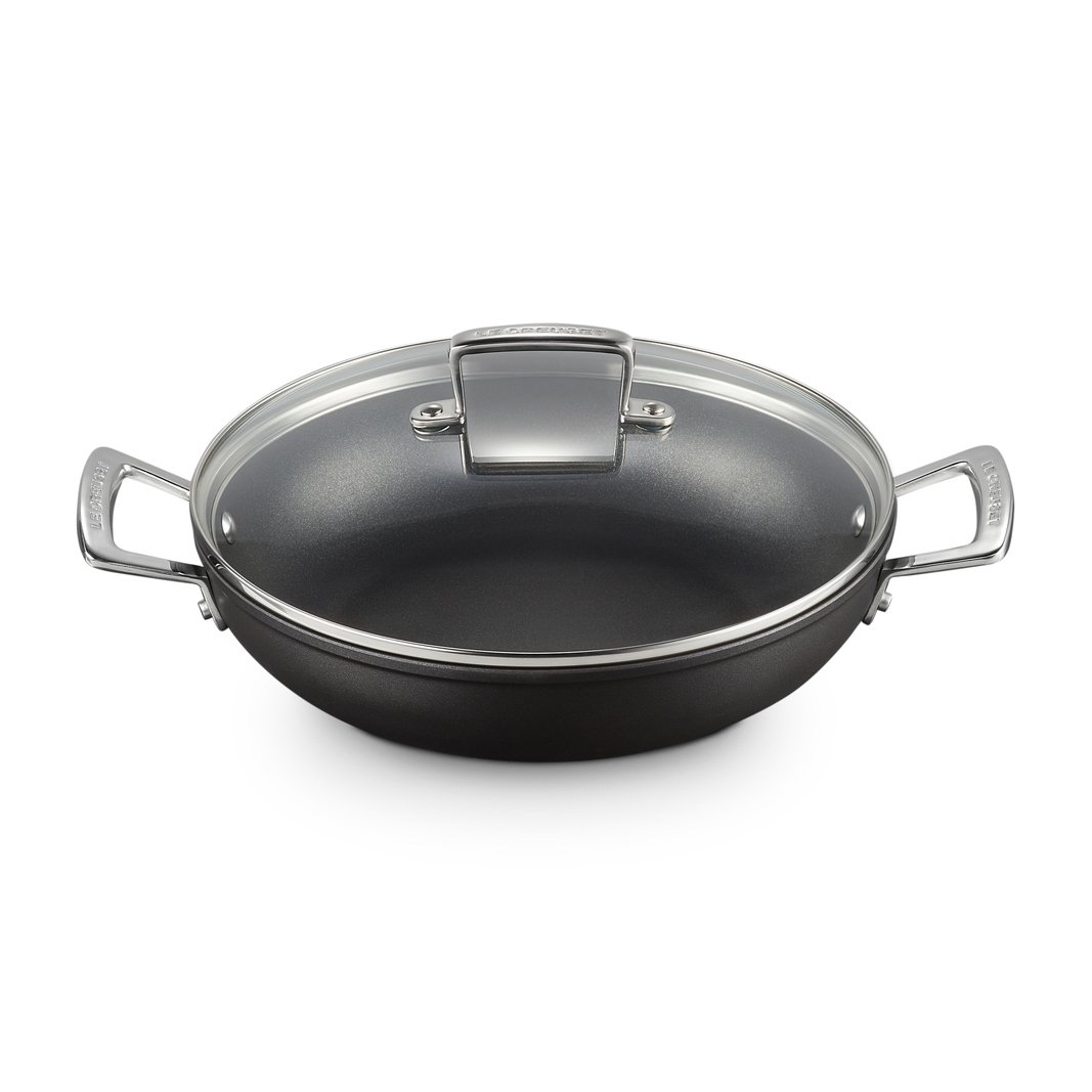 Le Creuset -haudutuspata kannella 26 cm | Skandinaavinen Sisustus | Padat | Musta