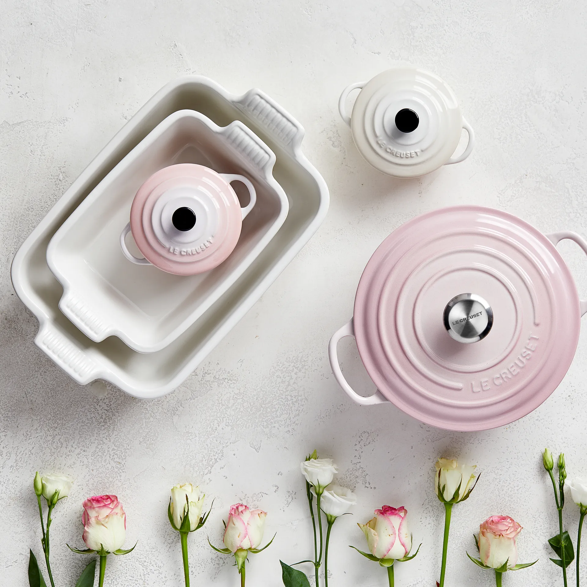 Le Creuset Heritage -uunivuoka 19 cm, Meringue Le Creuset