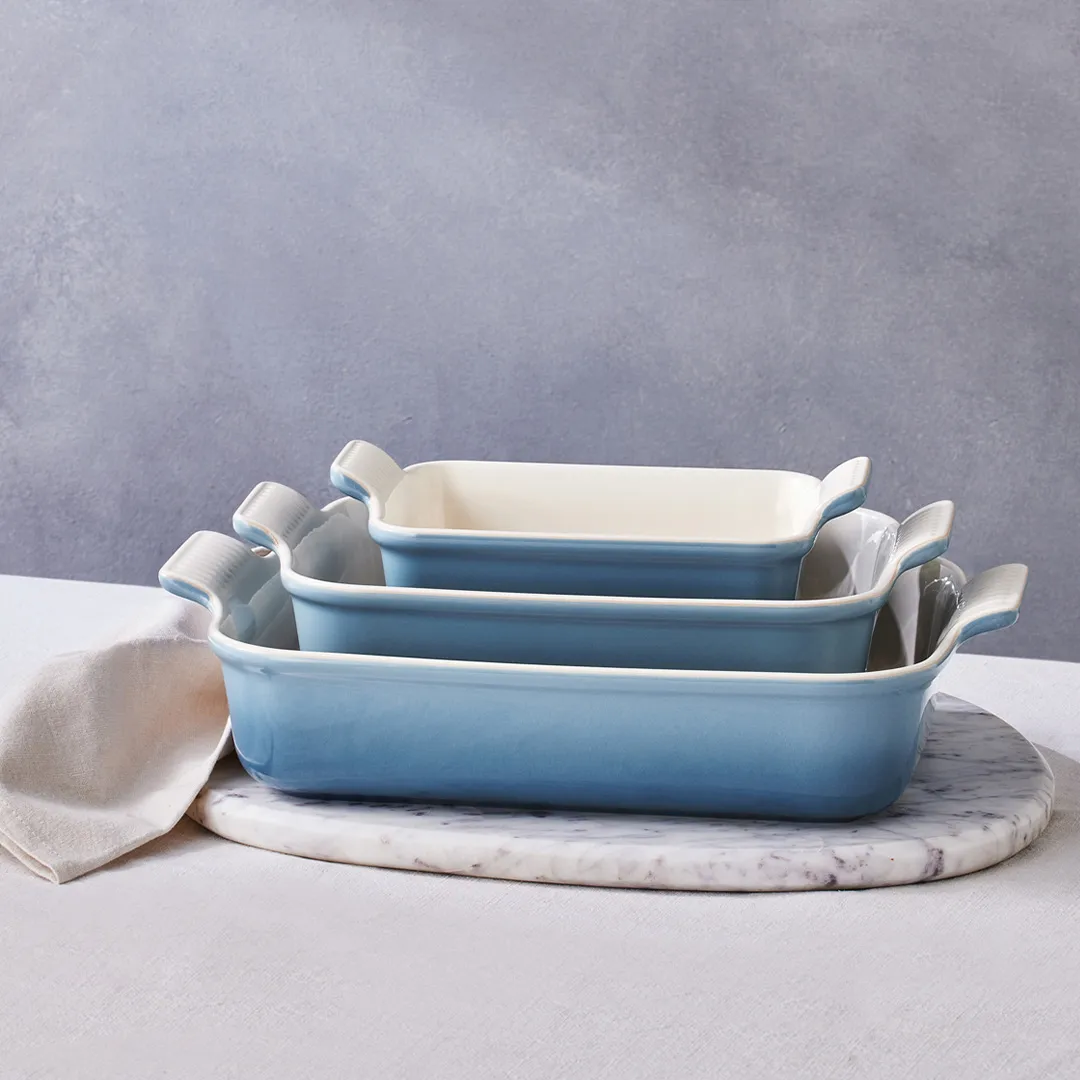 Le Creuset Heritage -uunivuoka 32 cm, Chambray Le Creuset