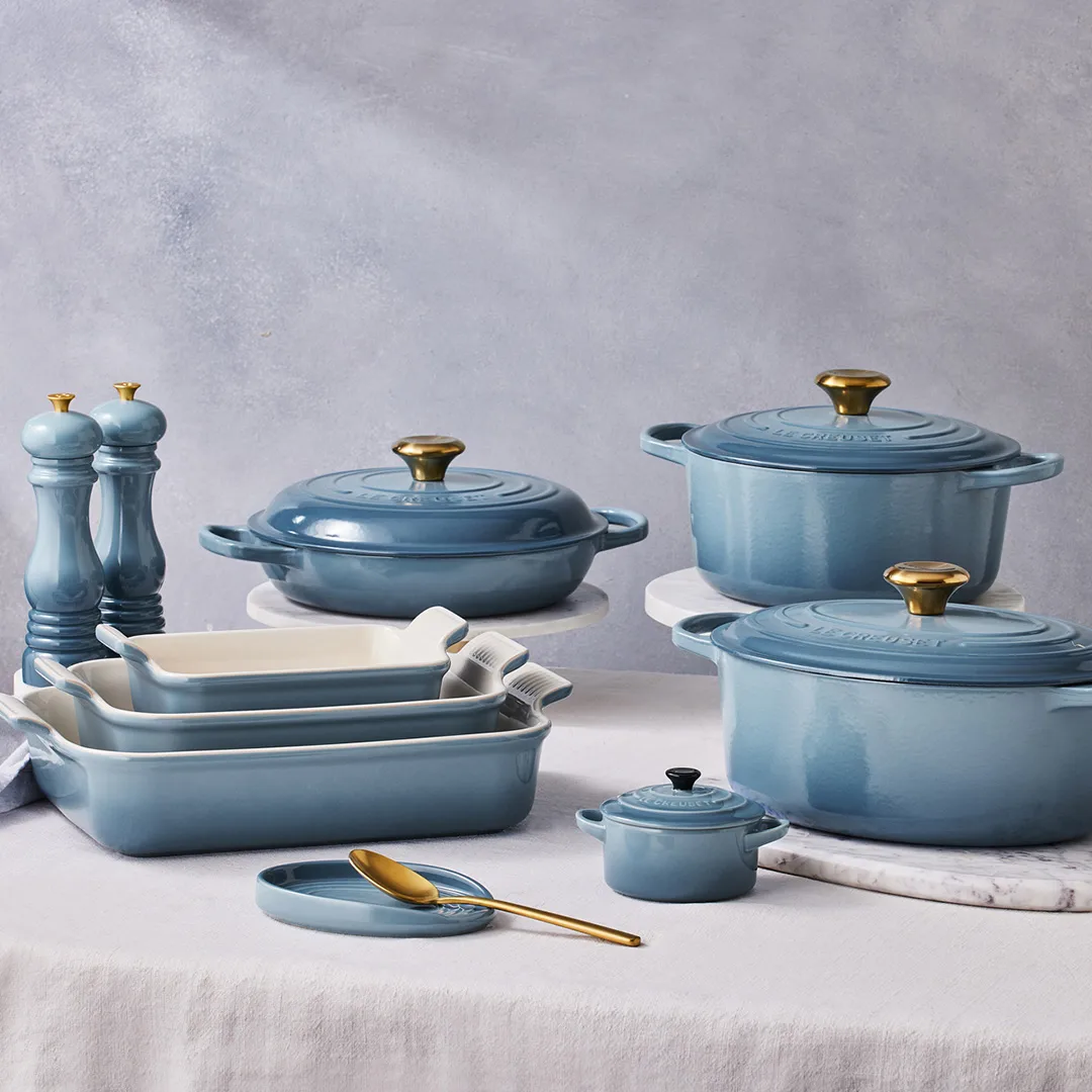 Le Creuset Heritage -uunivuoka 32 cm, Chambray Le Creuset