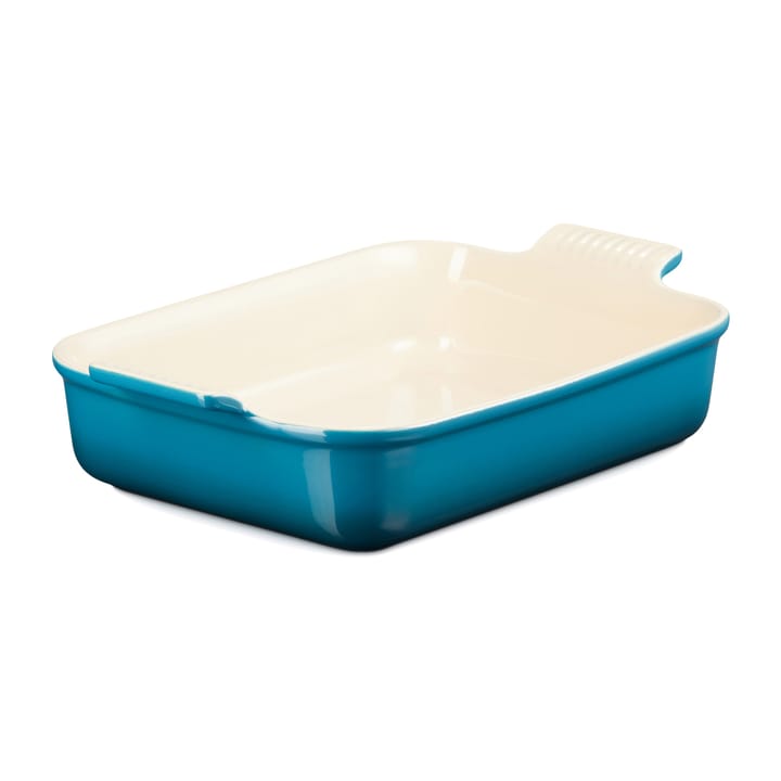 Le Creuset Heritage -uunivuoka 32 cm - Deep teal - Le Creuset