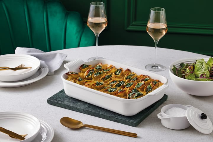 Le Creuset Heritage -uunivuoka 32 cm, Valkoinen Le Creuset