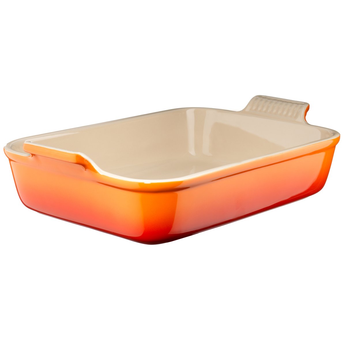 Le Creuset Heritage -uunivuoka 32 cm Volcanic | Skandinaavinen Sisustus | Uunivuoat | Oranssi