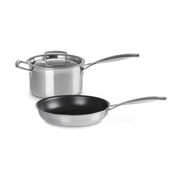 Le Creuset kattila- ja paistinpannusetti - Ruostumatonta terästä, 2 osaa - Le Creuset