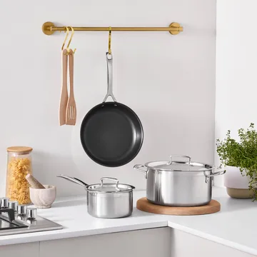 Le Creuset kattila- ja paistinpannusetti - Ruostumatonta terästä, 3 osaa - Le Creuset