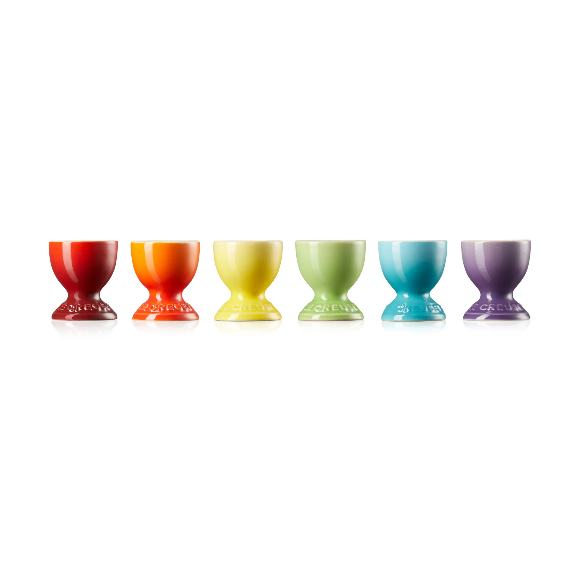 Le Creuset lahjasetti munakuppi 6-pakkaus, Rainbow Le Creuset