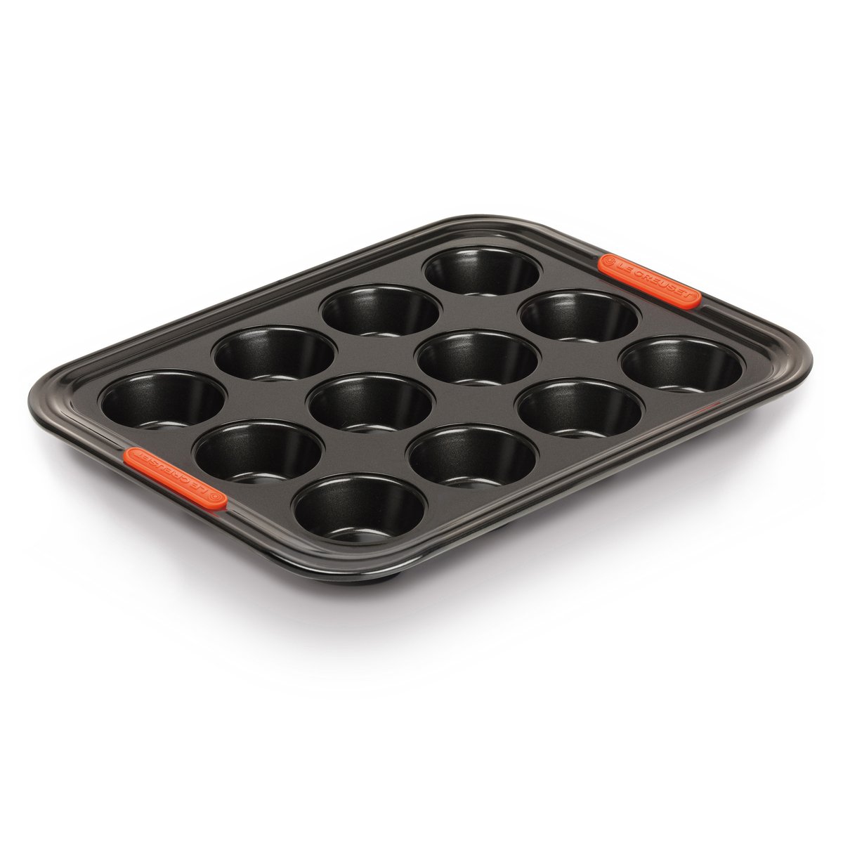 Le Creuset -muffinivuoka 30x40 cm | Skandinaavinen Sisustus | Kakkumuotit ja piparkakkumuotit | Musta