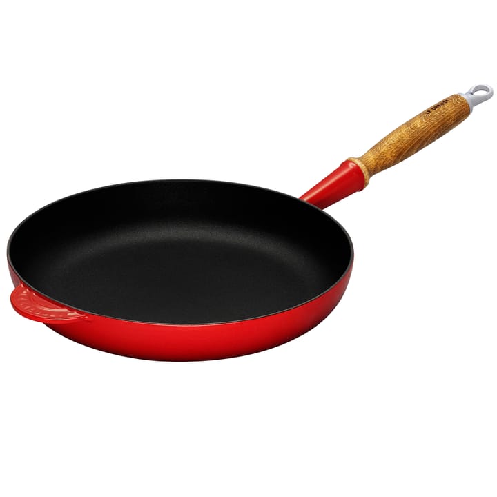 Le Creuset Paistinpannu jossa puinen kädensija 28 cm - Cerise - Le Creuset