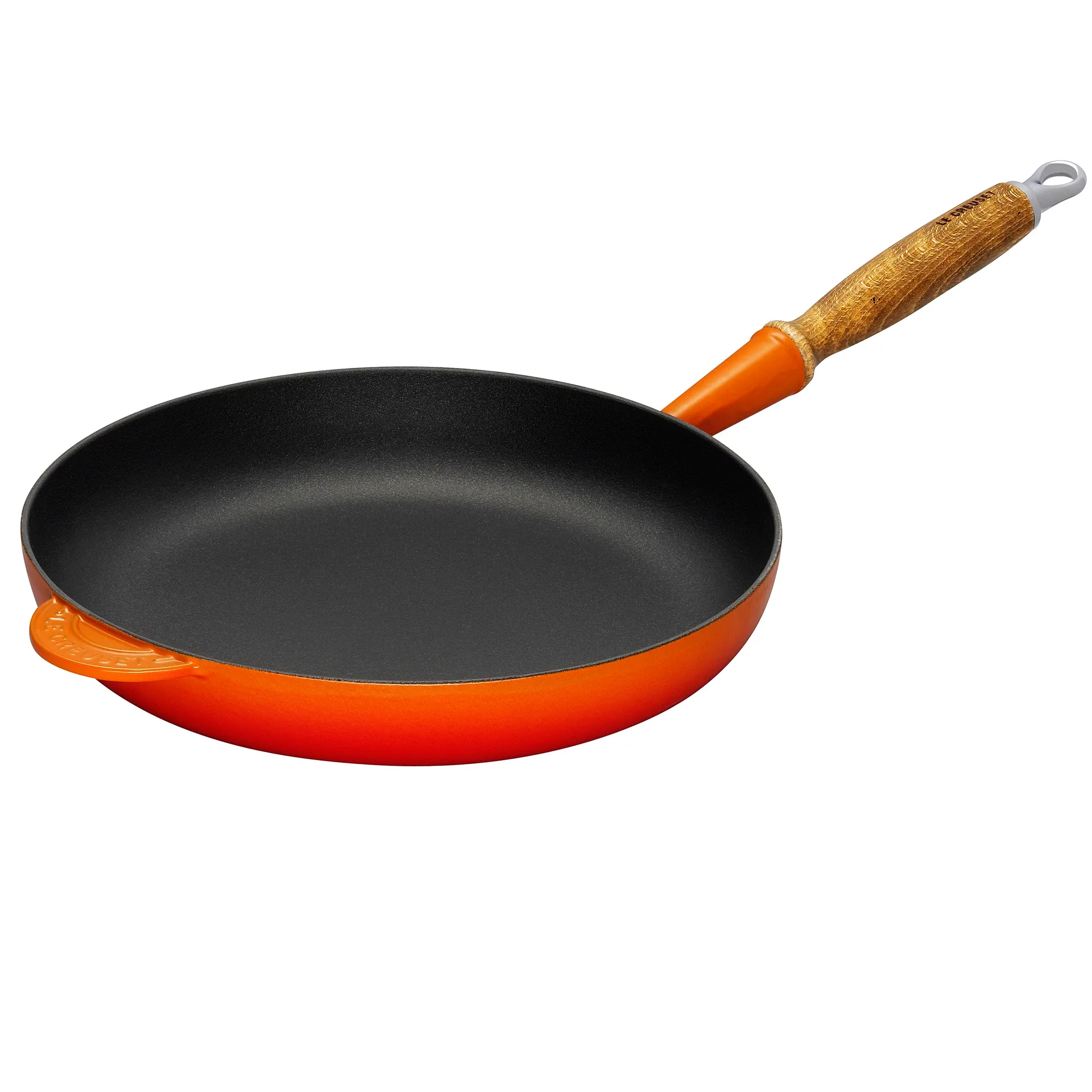 Le Creuset Paistinpannu jossa puinen kädensija 28 cm, Volcanic Le Creuset