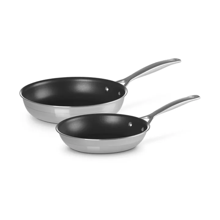 Le Creuset paistinpannusetti - Ruostumaton teräs, 2 osaa - Le Creuset