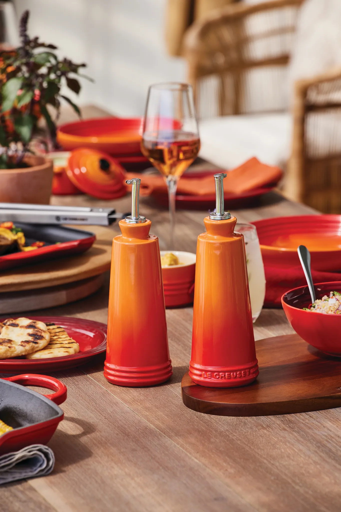 Le Creuset Signature öljy- ja viinietikkapullot, Volcanic Le Creuset