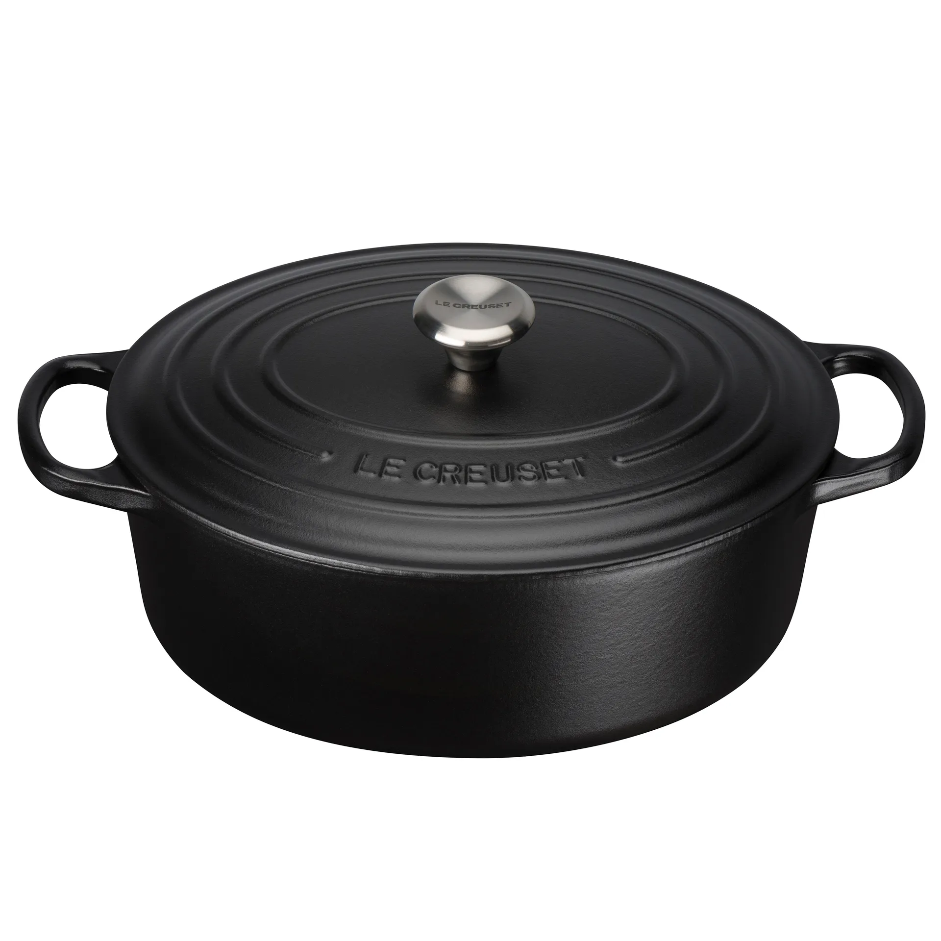 Le Creuset Signature Ovaali pata 4.1 l, Mattamusta Le Creuset