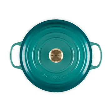 Le Creuset Signature ovaali pata 6,3 l - Bleu Riviera - Le Creuset