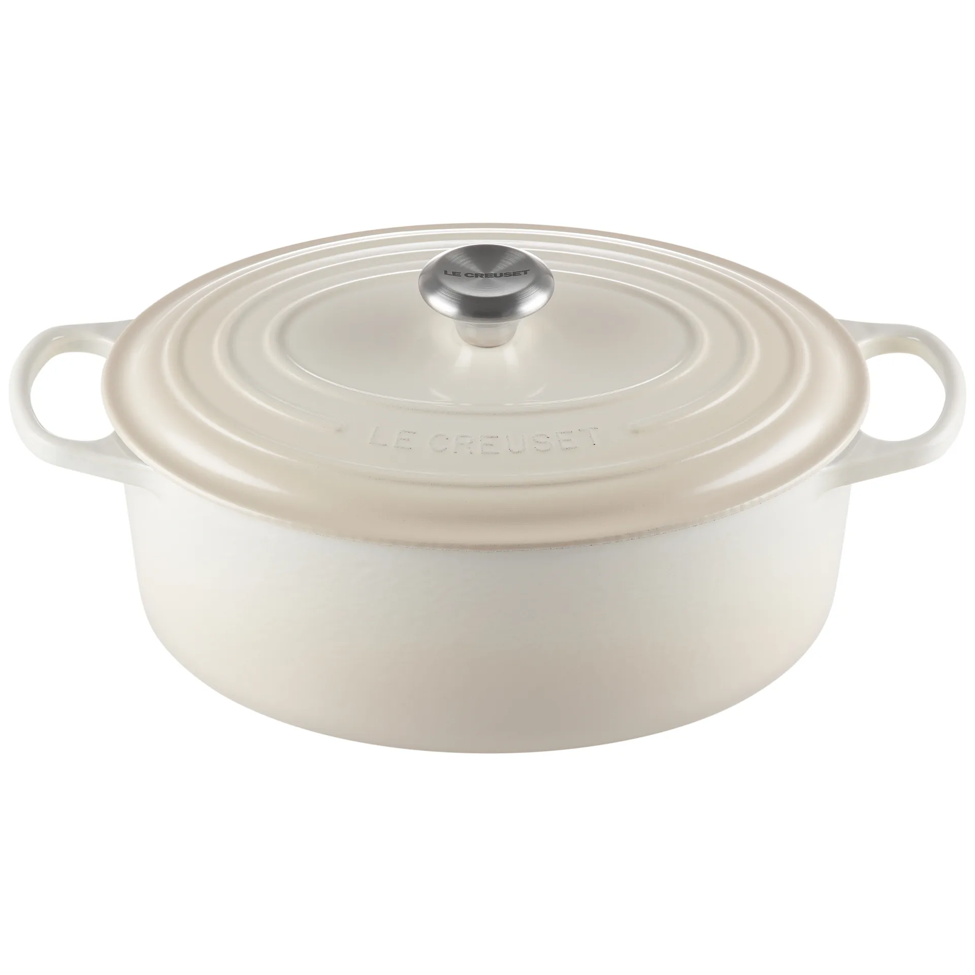 Le Creuset Signature ovaali pata 6,3 l, Meringue Le Creuset