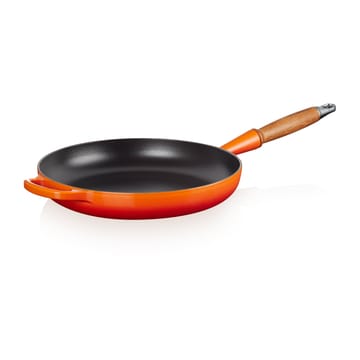 Le Creuset Signature -paistinpannu puukahvalla 28 cm - Flame - Le Creuset