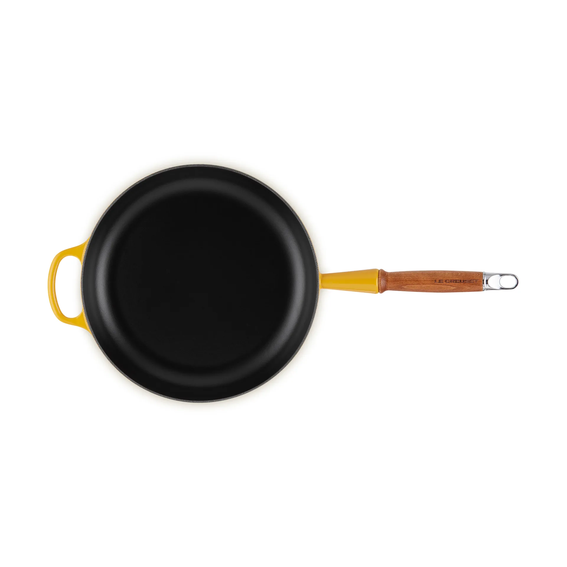Le Creuset Signature -paistinpannu puukahvalla 28 cm, Nectar Le Creuset