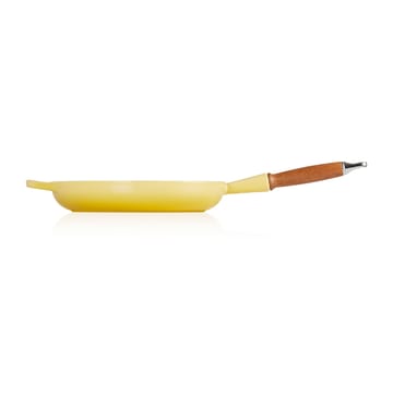 Le Creuset Signature -paistinpannu puukahvalla 28 cm - Soleil - Le Creuset
