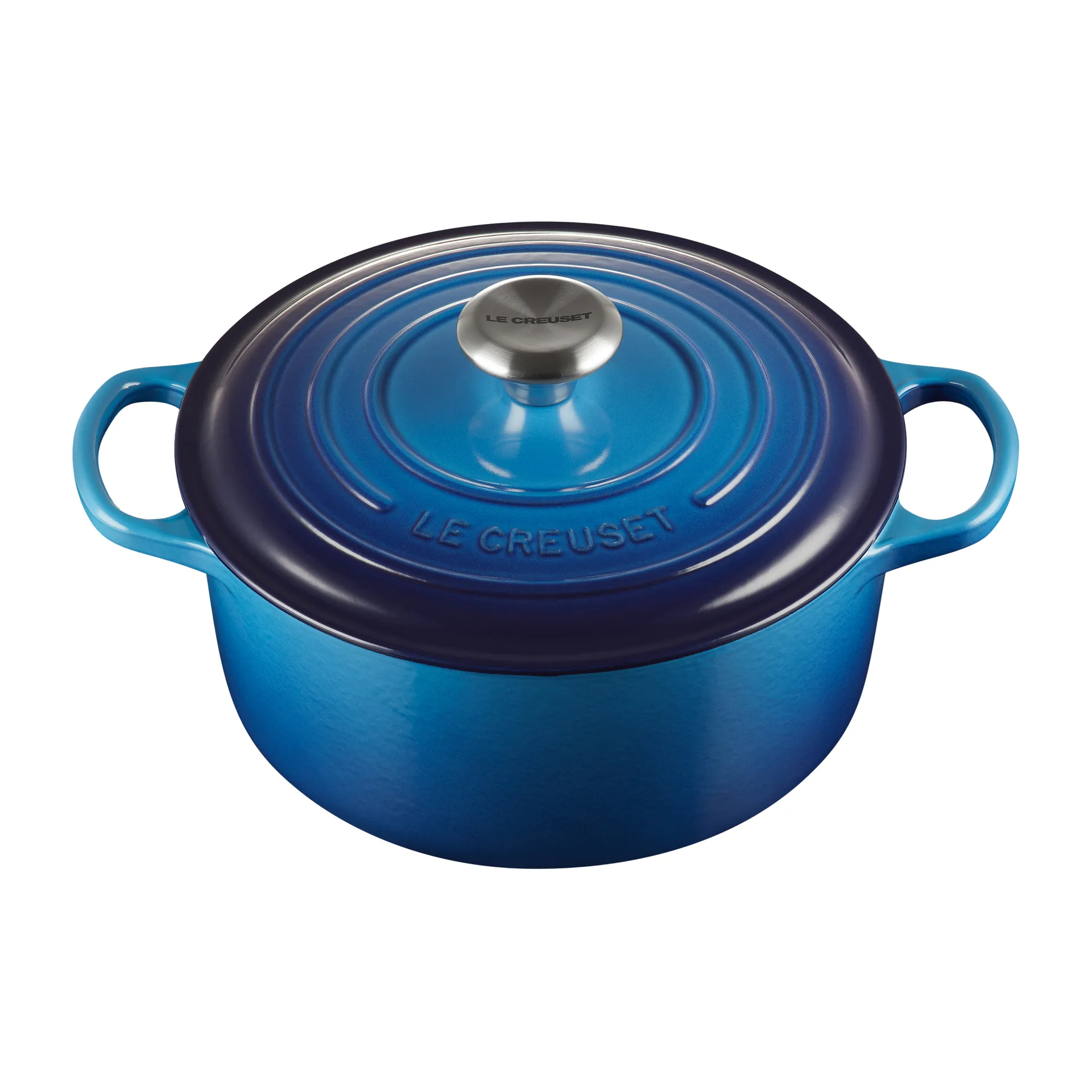 Le Creuset Signature Pyöreä pata 4.2 l, Azure blue Le Creuset