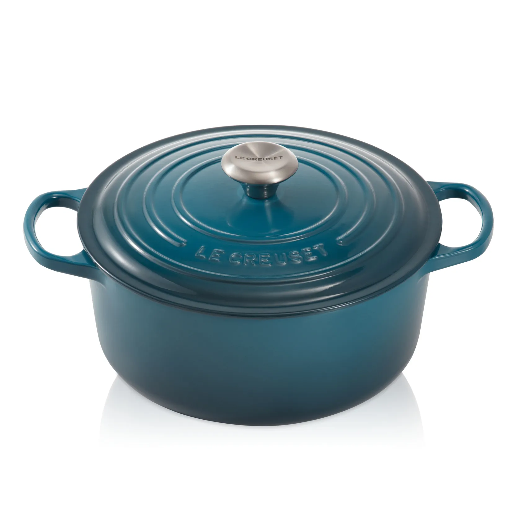Le Creuset Signature Pyöreä pata 4.2 l, Deep Teal Le Creuset