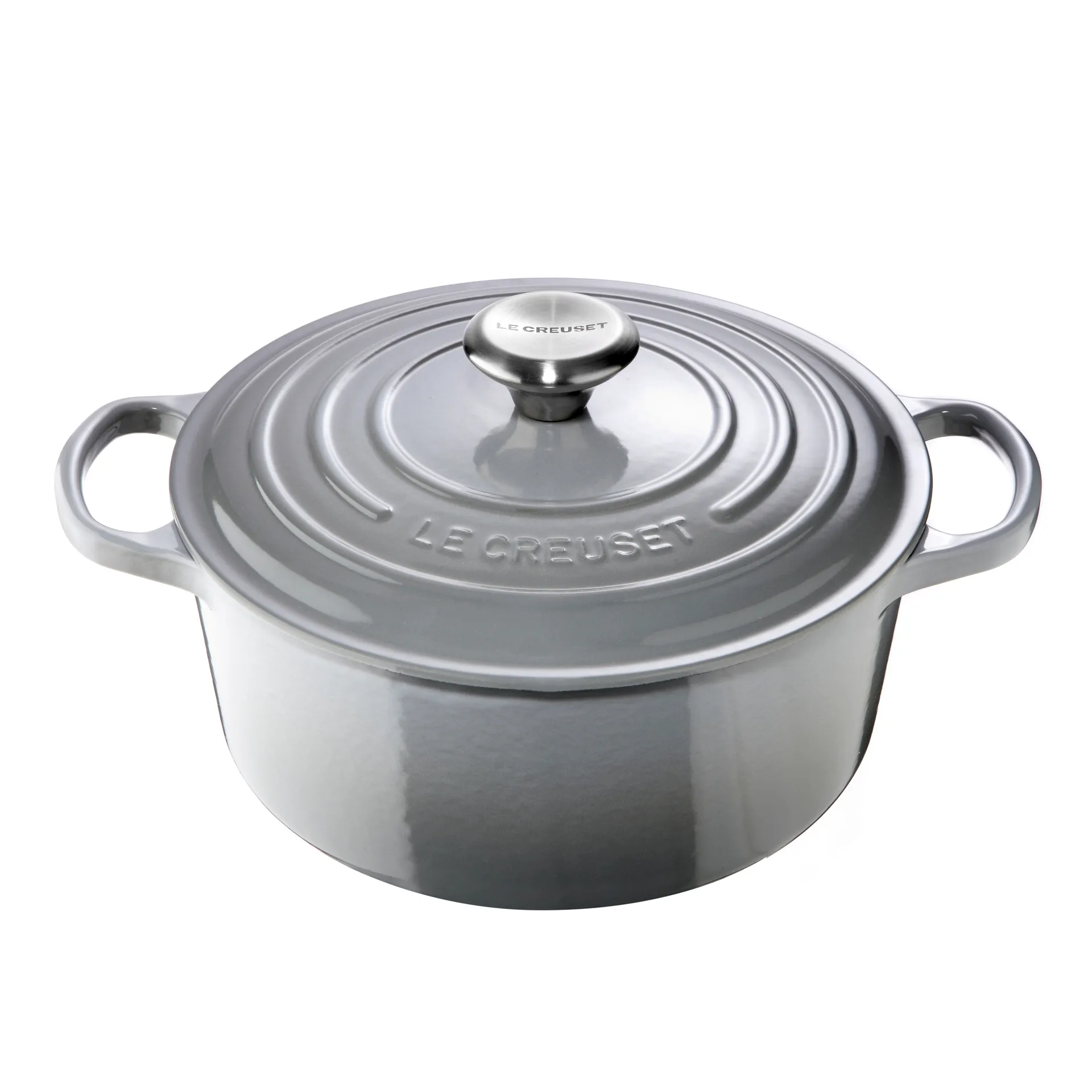 Le Creuset Signature Pyöreä pata 4.2 l, Mist Gray Le Creuset