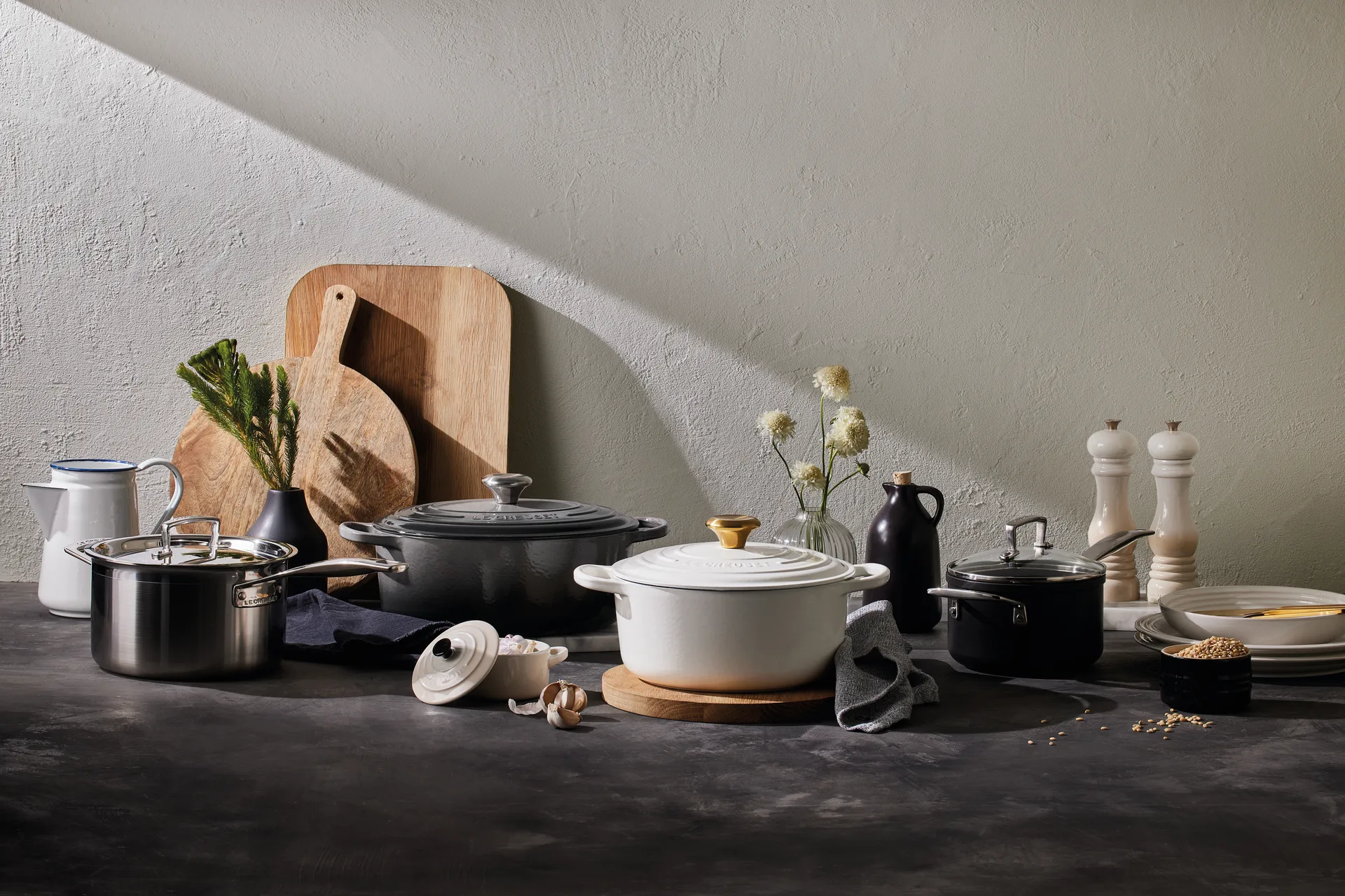 Le Creuset Signature Pyöreä pata 4.2 l, Valkoinen Le Creuset