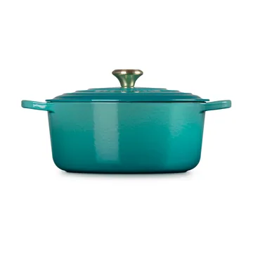 Le Creuset Signature pyöreä pata 6,7 l - Bleu Riviera - Le Creuset