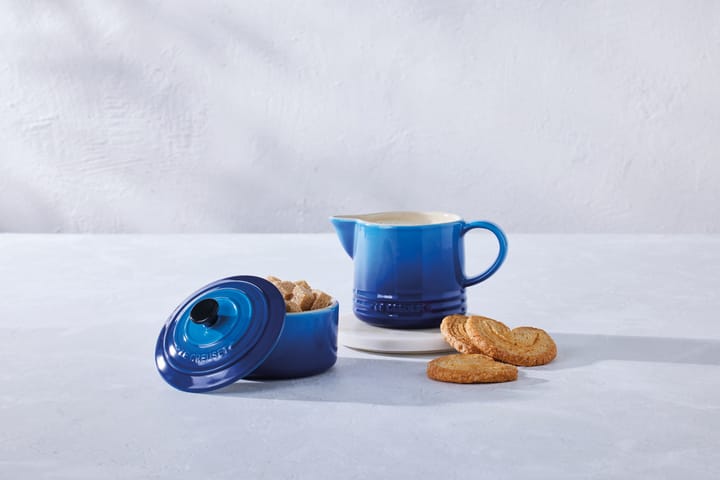 Le Creuset Signature sokerikko ja maitokannu - Azure blue - Le Creuset