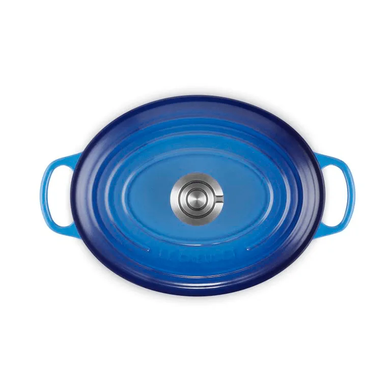 Le Creuset Signature valurauta ovaali pata, Azure, 4,1 l Le Creuset