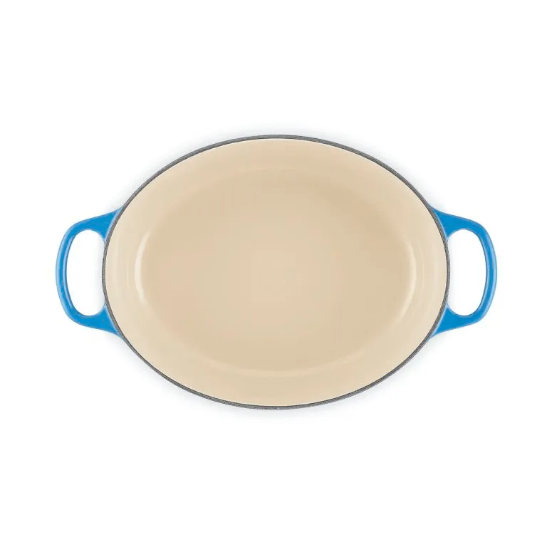 Le Creuset Signature valurauta ovaali pata, Azure, 4,1 l Le Creuset
