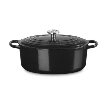 Le Creuset Signature valurauta ovaali pata - Black, 6,3 l - Le Creuset
