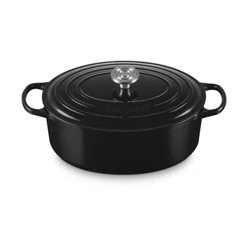 Le Creuset Signature valurauta ovaali pata - Black, 6,3 l - Le Creuset