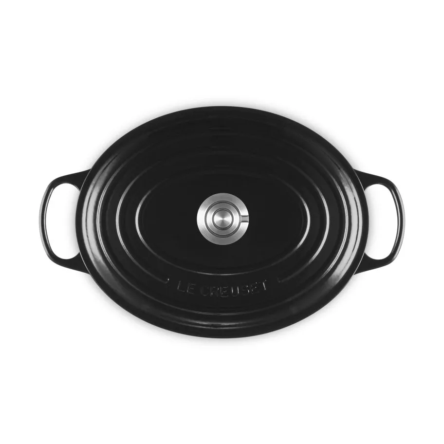 Le Creuset Signature valurauta ovaali pata, Black, 6,3 l Le Creuset